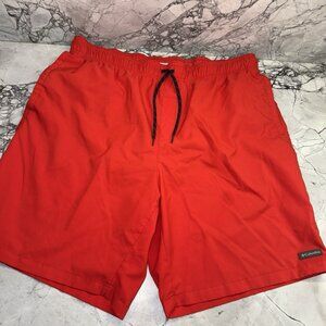 Columbia Men’s Size Large Red Swim Trunks